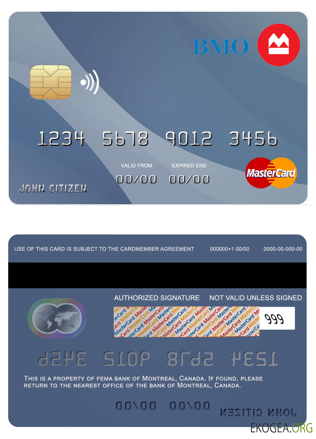 Mastercard banque Canada Montréal